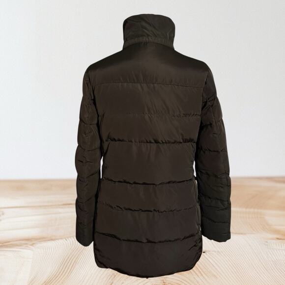 Michael Kors Down Puffer JACKET Parka Coat Women's Sz M Longer Length 4 Pockets - Picture 5 of 11